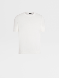水绿色Premium 棉质短袖针织T 恤SS23 26472630 | Zegna